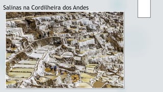 Salinas na Cordilheira dos Andes
 