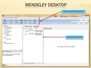 Tutorial Mendeley - Parte 3: Conhecendo o Mendeley Desktop