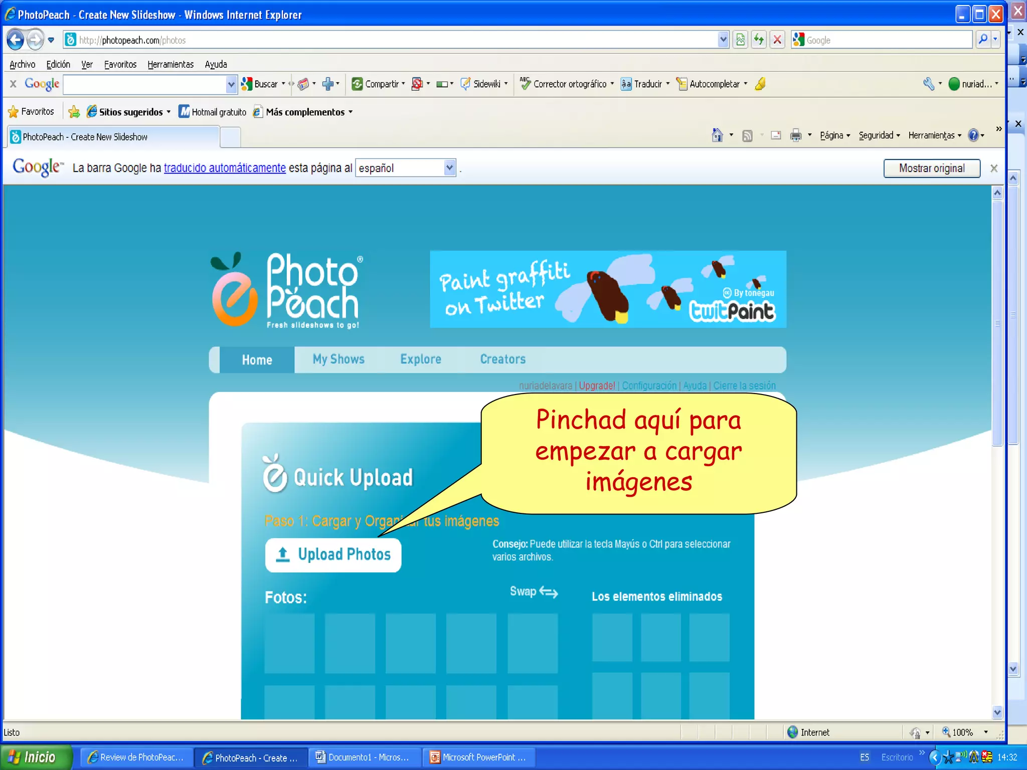 Pinchad aquí para
empezar a cargar
imágenes

 
