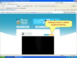 Podemos volver a editar
nuestra historia.

 