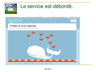 Le service est débordé. Mai 2010 