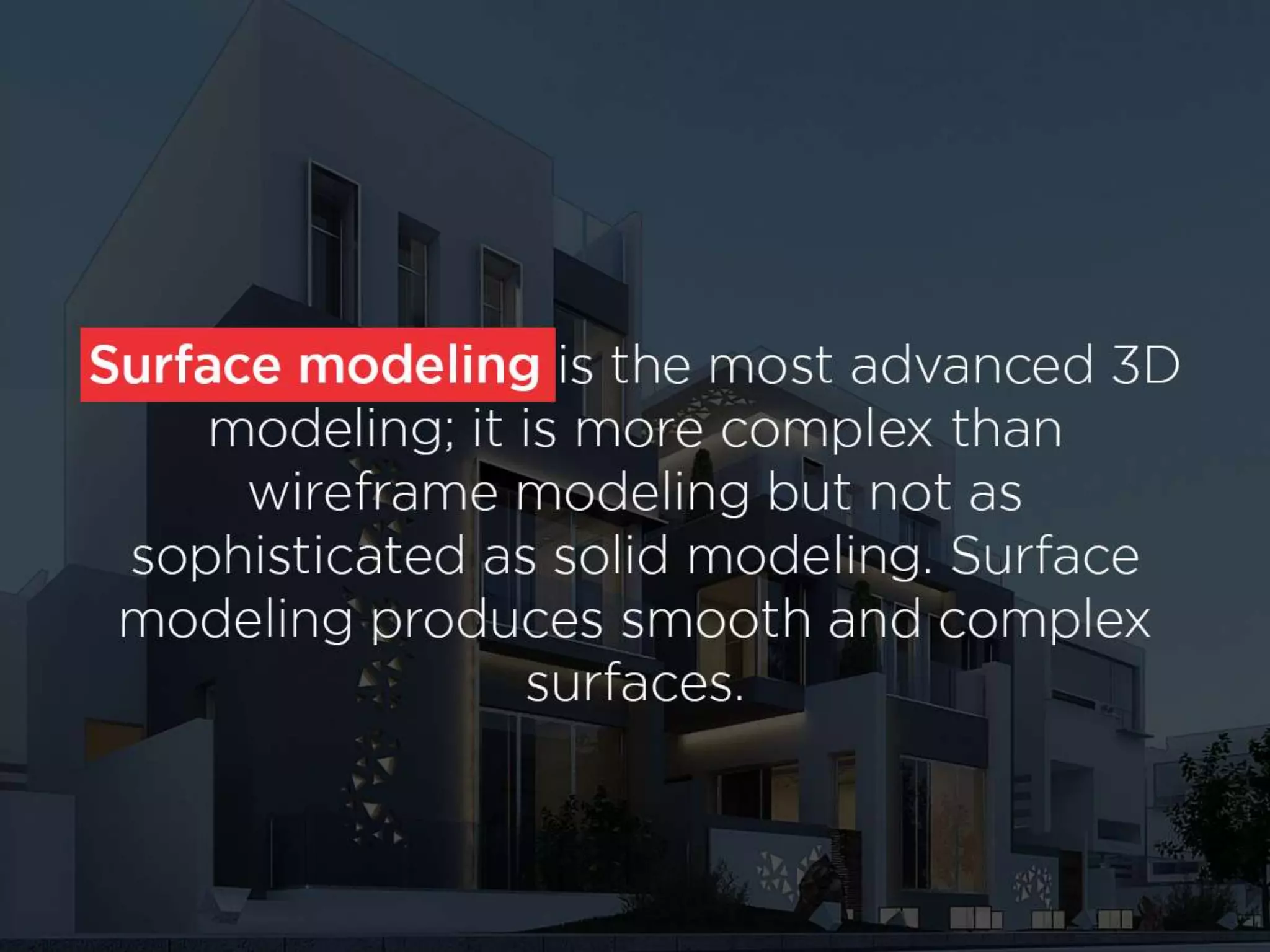 3 types of 3d modeling