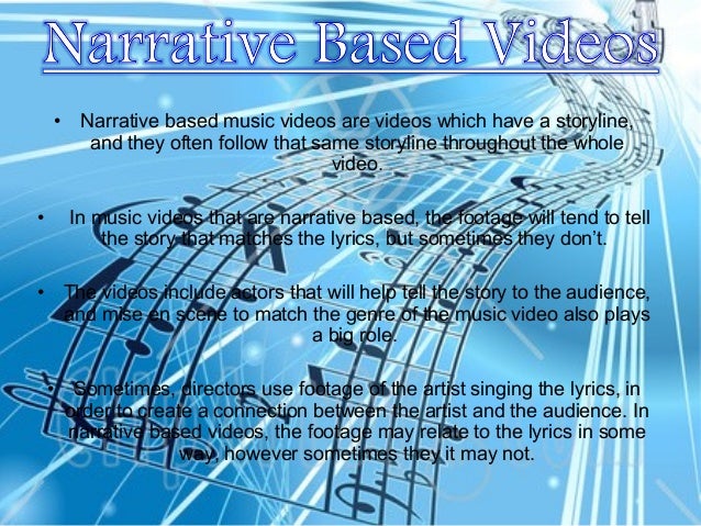 types of music video presentation