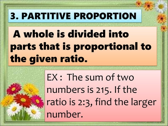 3 types of proportion | PPT