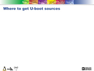 Where to get U-boot sources 
