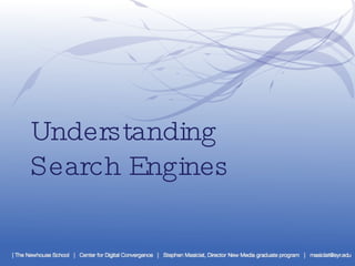Understanding Search Engines 