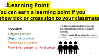 Understanding Object Pronouns Through Family-Themed English Lessons | PPTX
