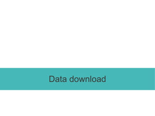 Data download