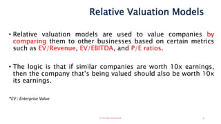 Business valuation models | PPTX