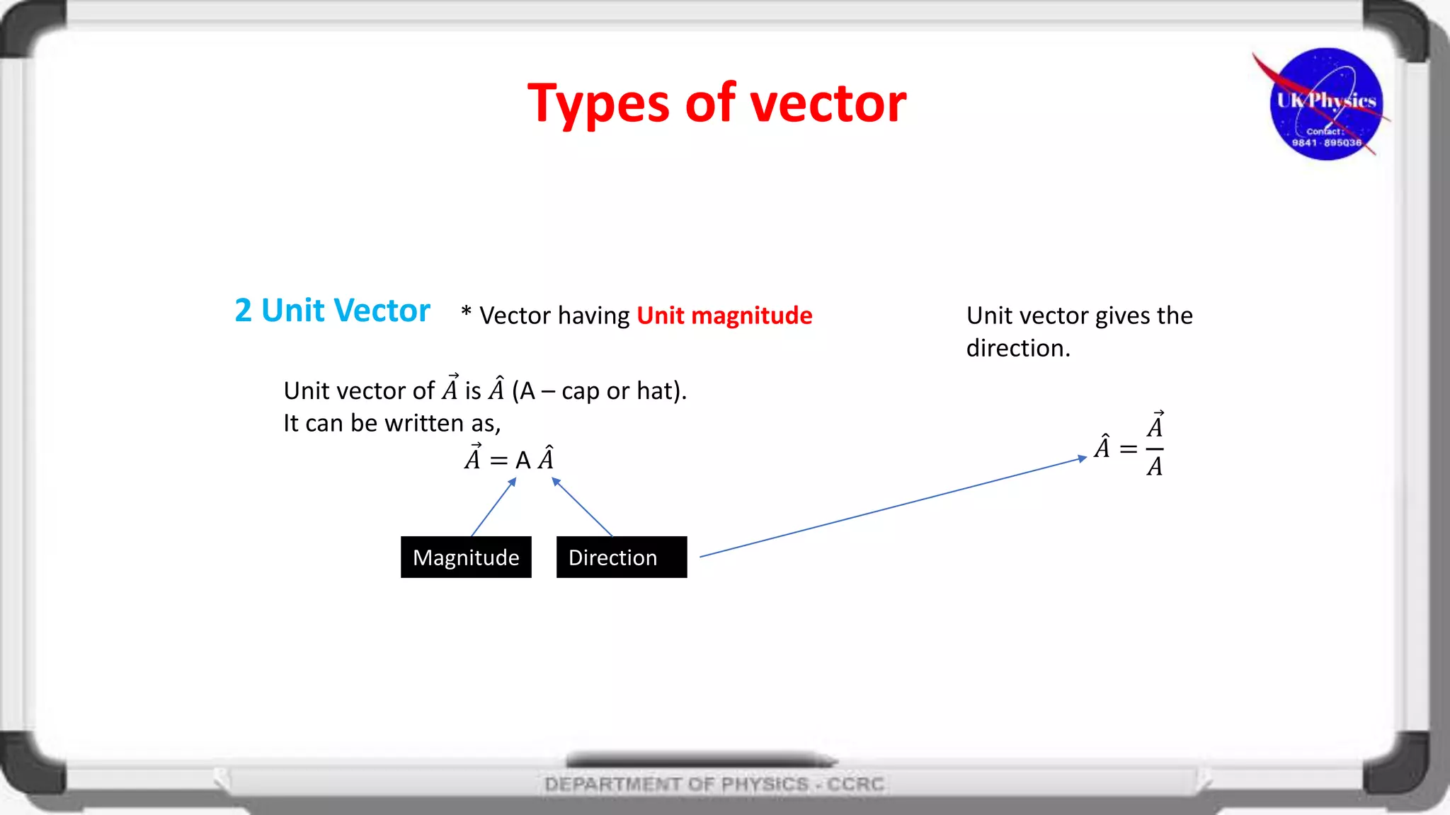 Scalars and Vectors Part 1 | PPTX | Physics | Science
