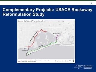 16
Complementary Projects: USACE Rockaway
Reformulation Study
 
