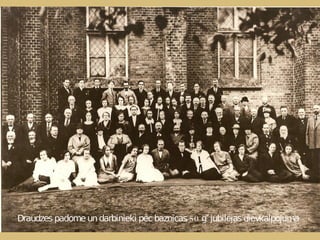 Draudzes padome un darbinieki pēc baznīcas 50 g. jubilejas dievkalpojuma 