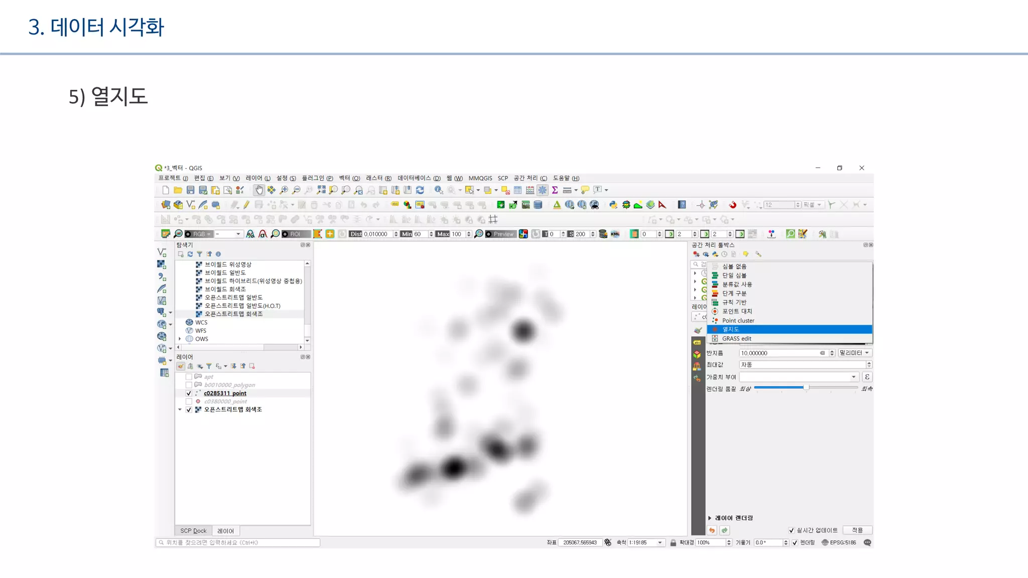 3. 데이터 시각화
5) 열지도
 