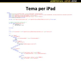 Tema per iPad
 