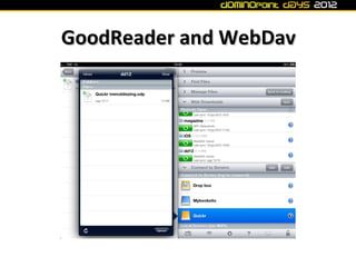 GoodReader and WebDav
 