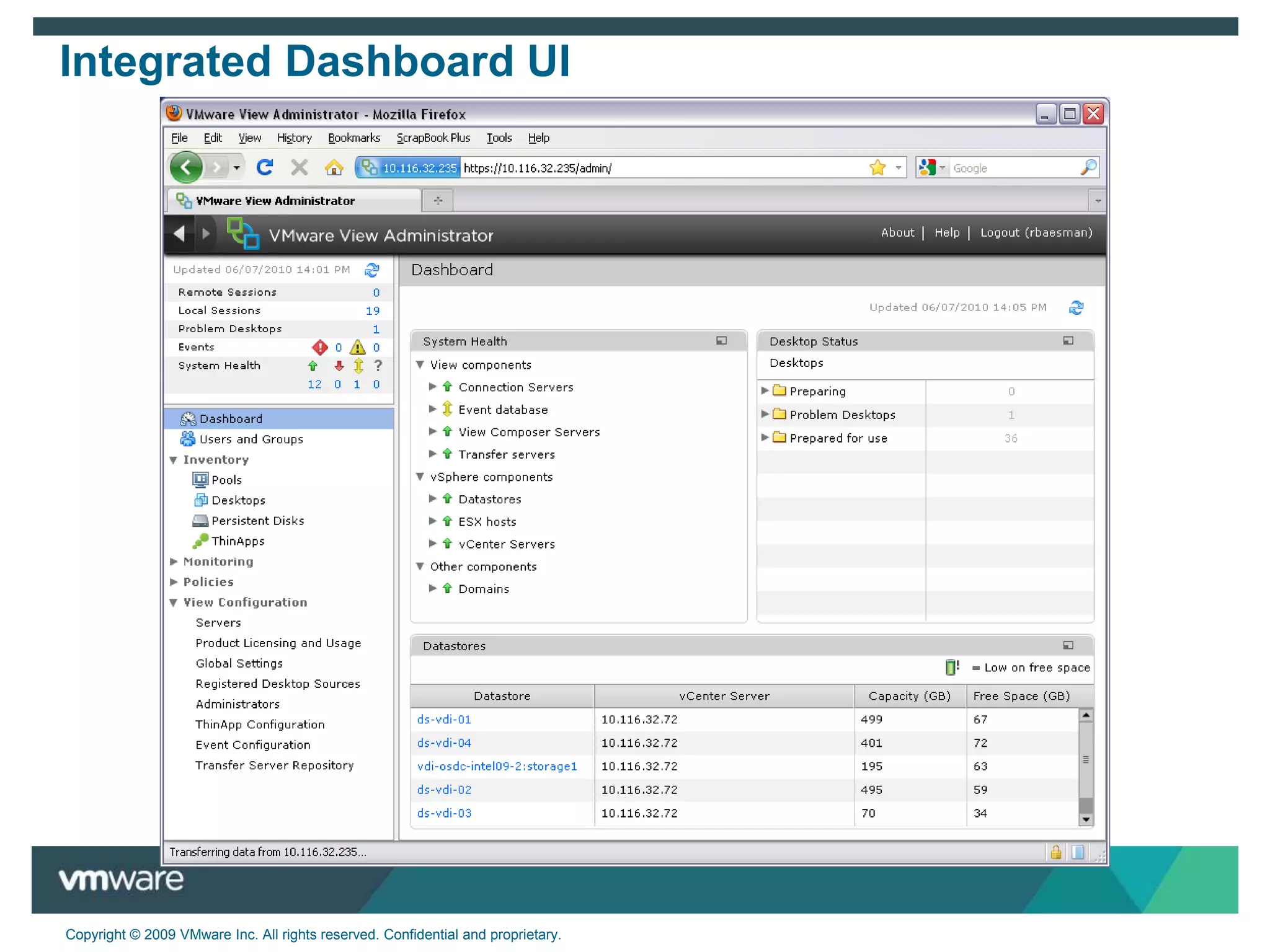 Ability to roam their session as they move 