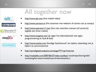 3 Voor12 Lokaal Pitch Je Programma