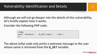 Web Application Penetration Tests - Vulnerability Identification and ...