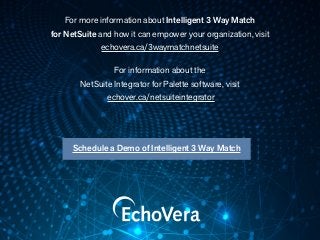 Intelligent 3 Way Match for NetSuite