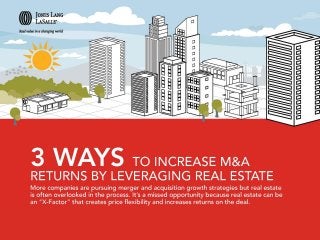 3 ways to increase M&A returns using corporate real estate