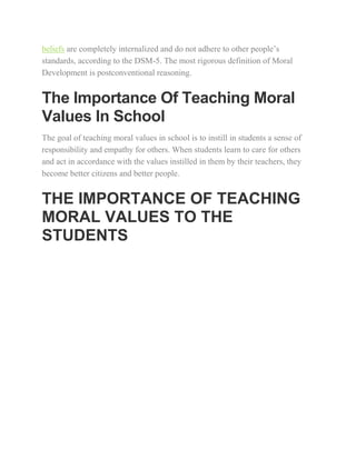 3 Ways To Inculcate Moral Values In Students.docx