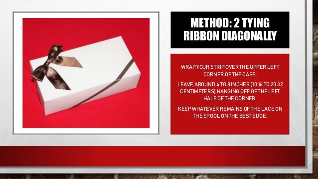 3 Ways To Tie A Ribbon Around A Box