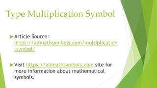 3 ways to type multiplication sign on windows and 2 ways on mac | PPT