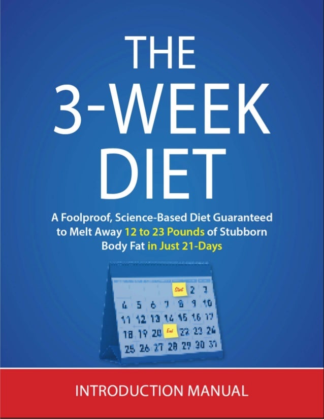 the 3 week diet system pdf