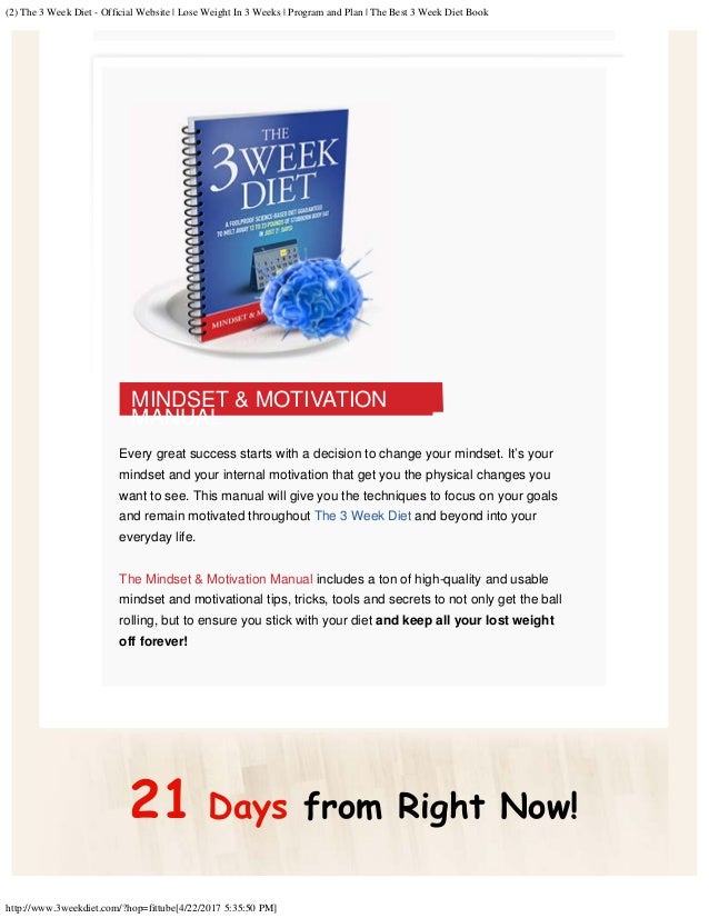 Free Pdf Download The 3 Week Diet System 2017 Free Pdf Download The 3 Week Diet System 2017