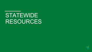 STATEWIDE
RESOURCES
 