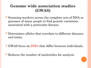 Genome wide association study withWhole Genome Sequencing | PPT