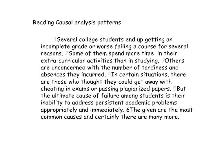 how to write causal analysis essay