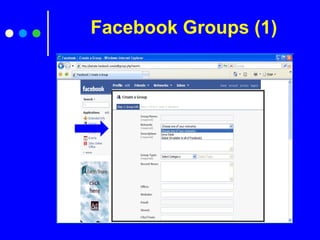 Facebook Groups (1)
 