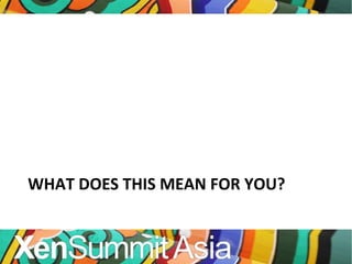 WHAT DOES THIS MEAN FOR YOU? 