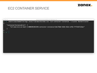 EC2 CONTAINER SERVICE
 