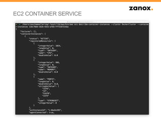 EC2 CONTAINER SERVICE
 