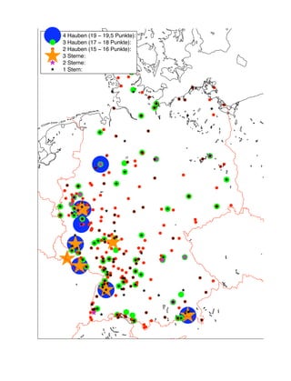 4 Hauben (19 − 19,5 Punkte):
3 Hauben (17 − 18 Punkte):
2 Hauben (15 − 16 Punkte):
3 Sterne:
2 Sterne:
1 Stern:
 