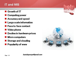 Management Information Systems (MIS)