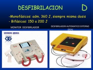 MONITOR DESFIBRILADOR   DESFIBRILADOR AUTOMATICO EXTERNO
                                       (DEA)
 