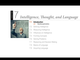 Psychology 101 Chapter 7 Intelligence | PPT