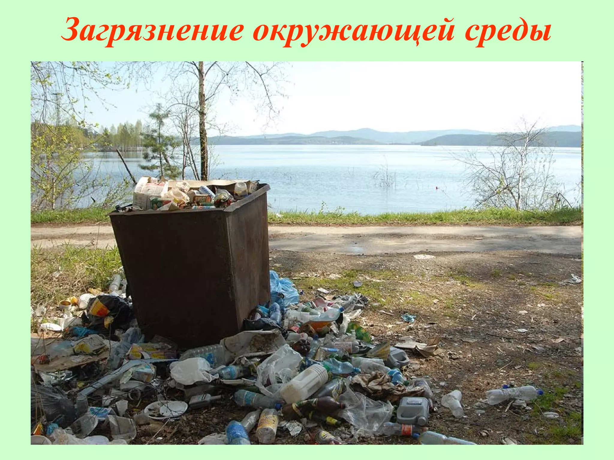 Загрязнение окружающей среды 