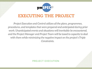 4-0 PROJECT EXECUTION AND CONTROL | PDF