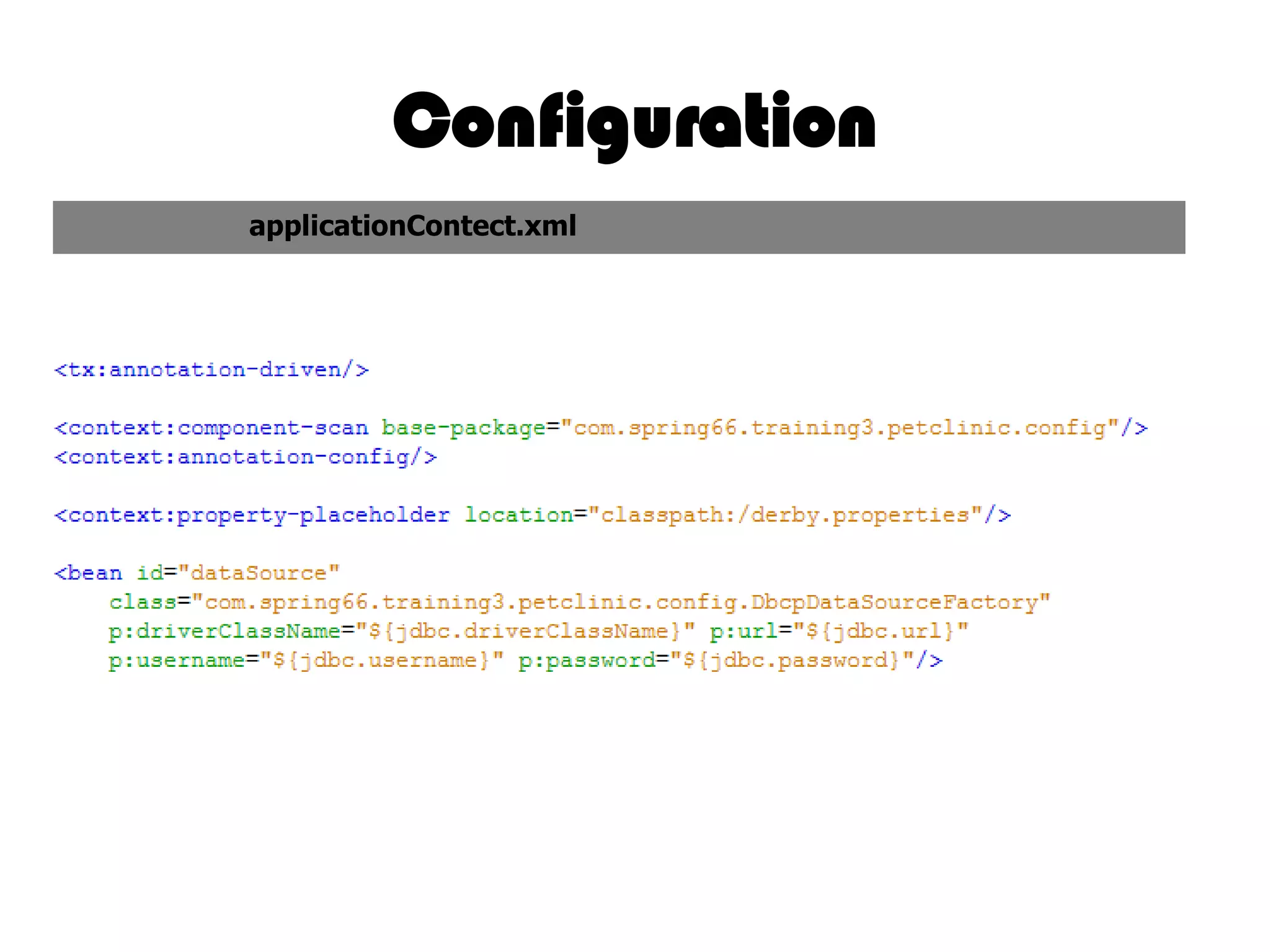 Bean?Bean is a serviceService = Interface+Implement+DescriptorBean อาศัยอยู่ใน Bean Factory หรือ Application ContextApplication Context คือหัวใจของ Springคิดไม่ออกต้องสร้าง Application Context ขึ้นมาก่อน