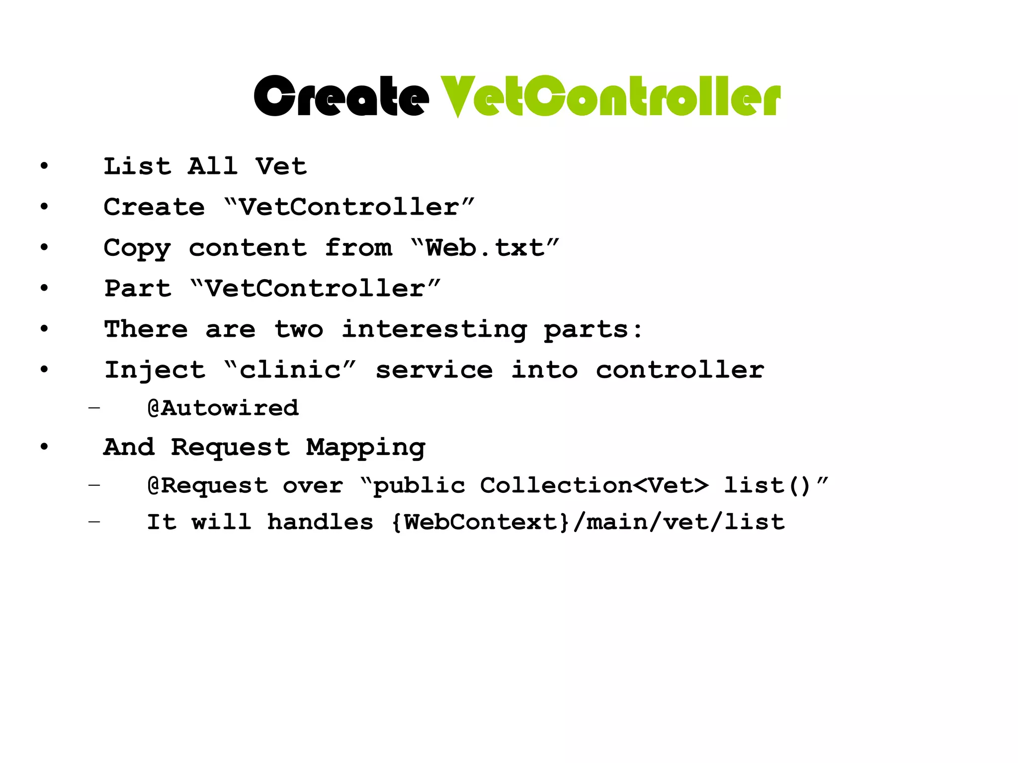 And then Copy Content from Main Project 