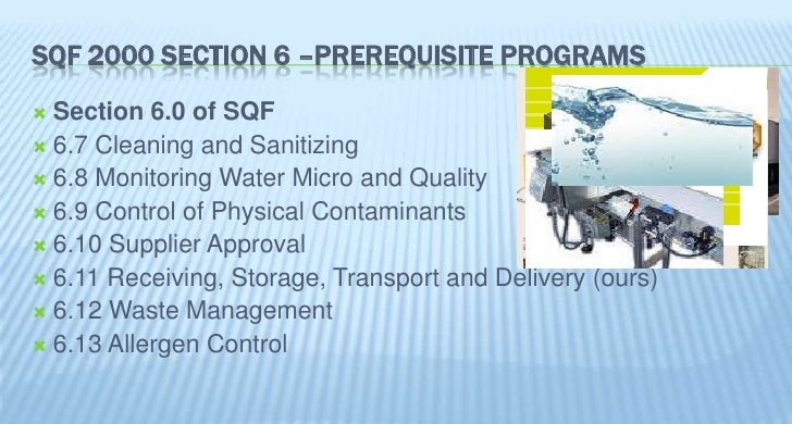 Sqf 13 prerequisite programs for students Sqf 13 prerequisite programs for students