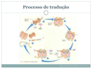Processo de tradução
Prof. Leonor Vaz Pereira - maio 2013
 