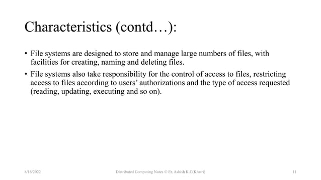 Distributed File System | PPT