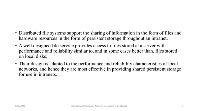 Distributed File System | PPT