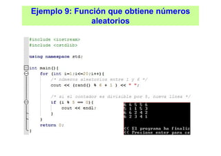 Explicacion de como usar e implementar funciones en c++ | PDF