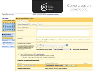 Cómo crear un
 calendario
 